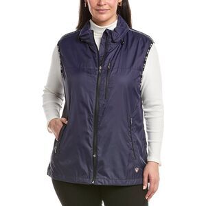 Post Card Womens  Vest, Blue